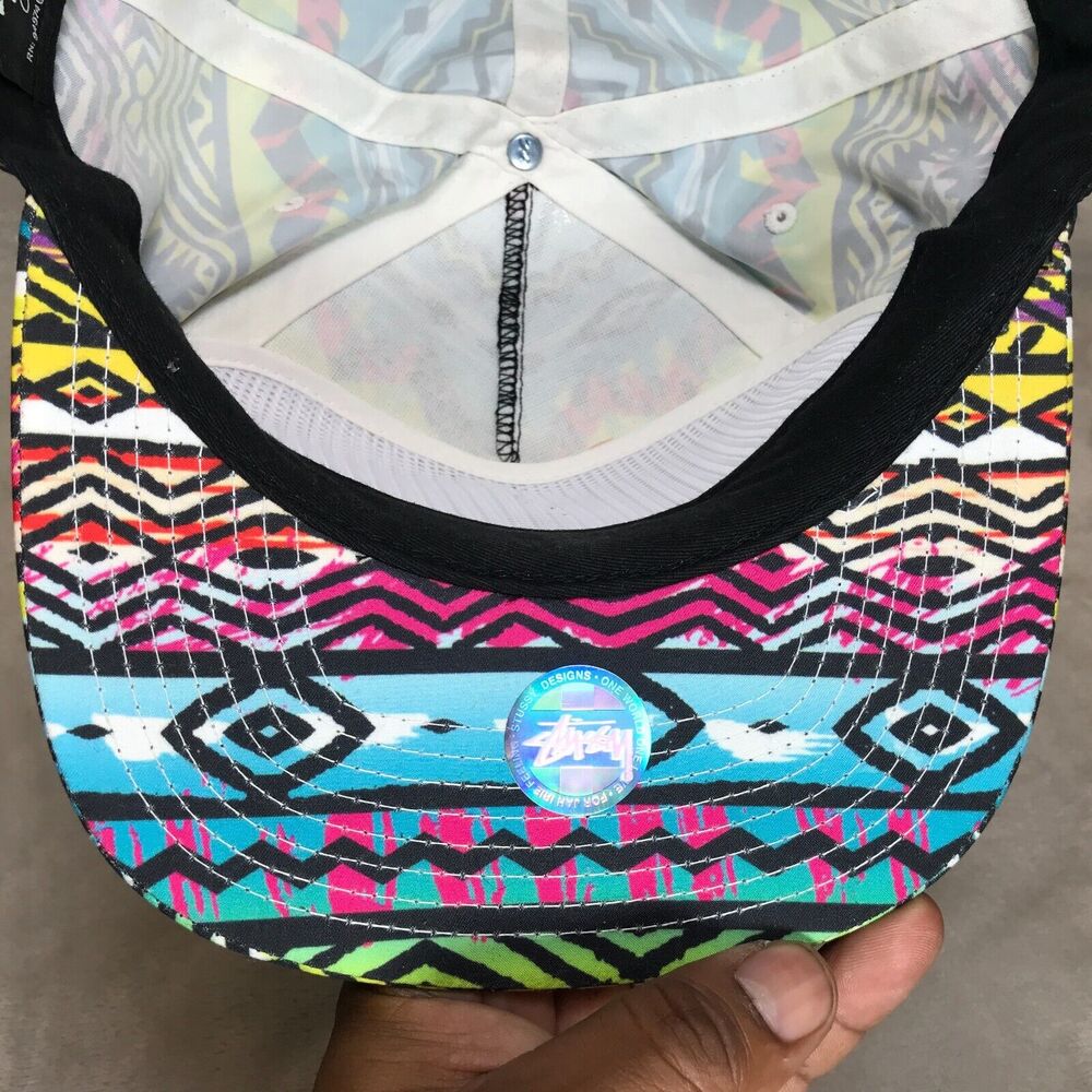 Stussy Multicolor Patterned Hat - image 9